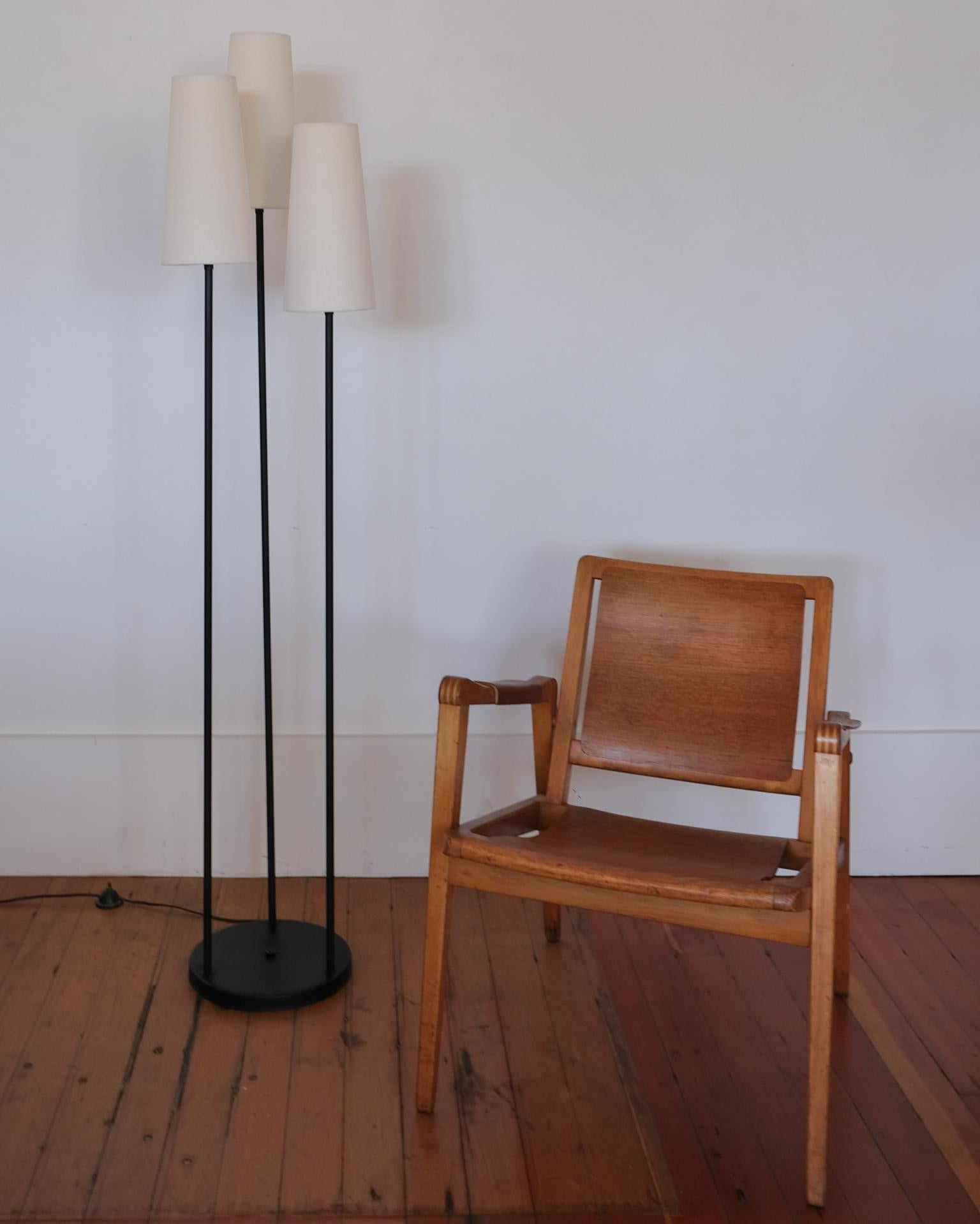 Floor Torchiere Lamp by David Wurster, 1950s For Sale 2