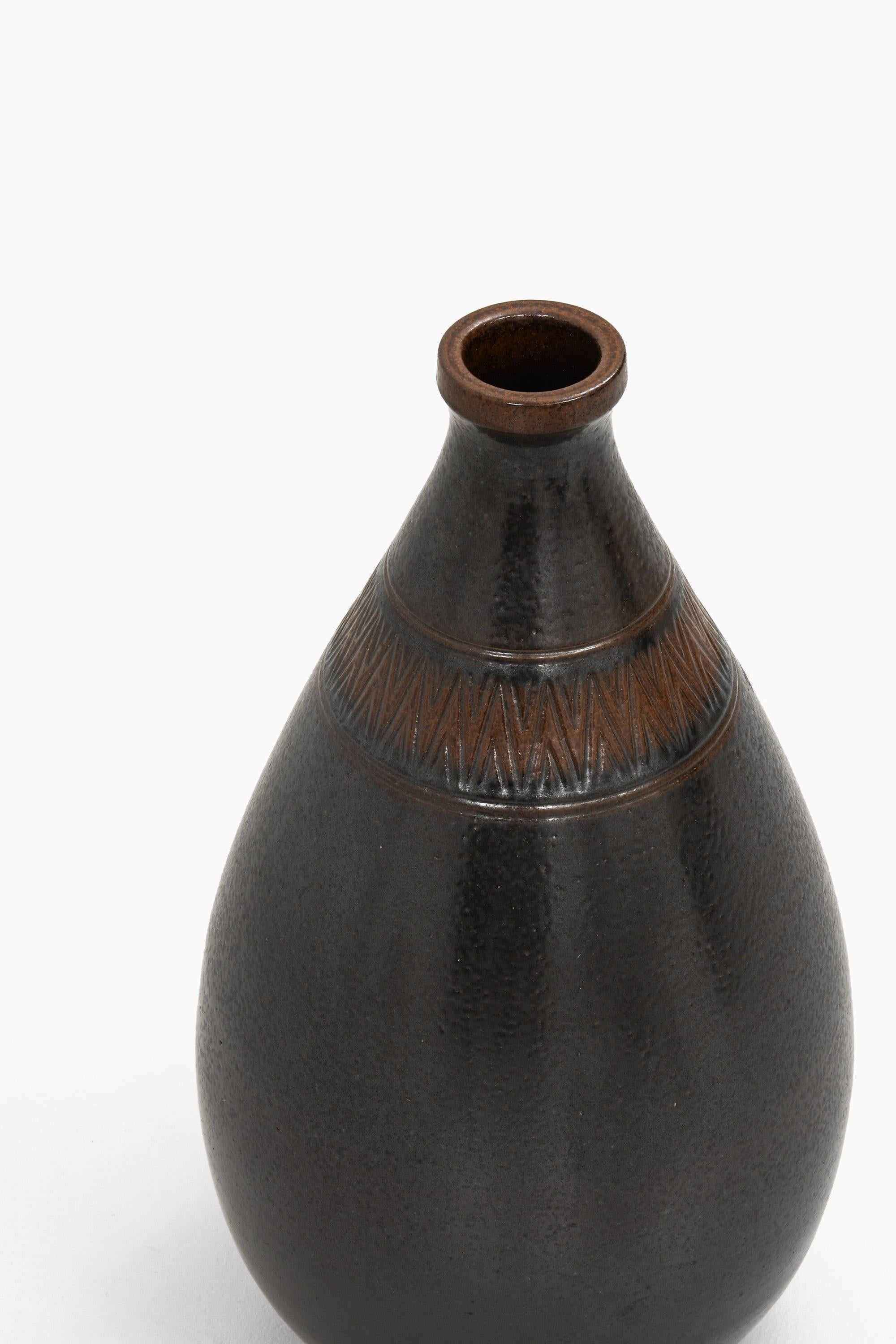 Swedish Floor Vase in Ceramic by Arthur Andersson, 1950's For Sale