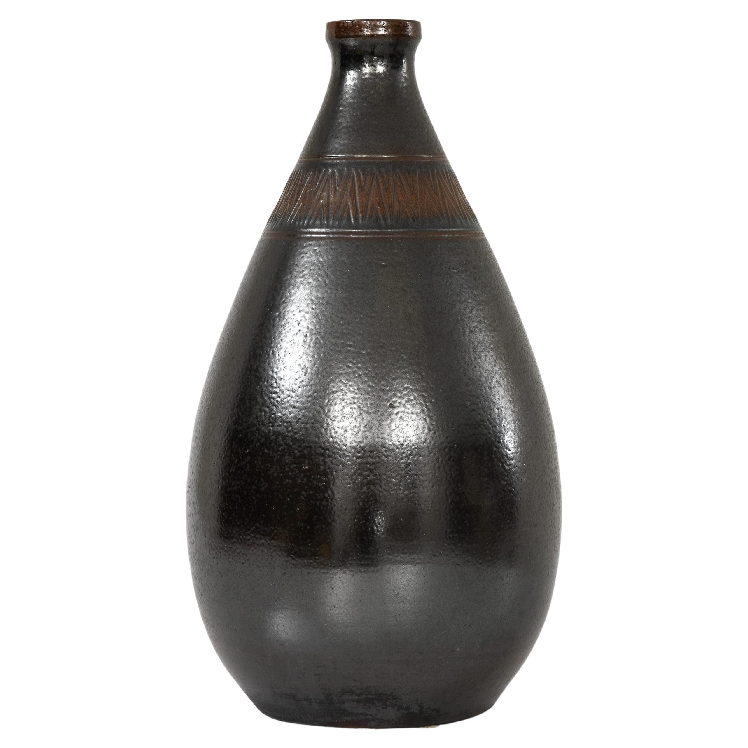 Floor Vase in Ceramic by Arthur Andersson, 1950's For Sale