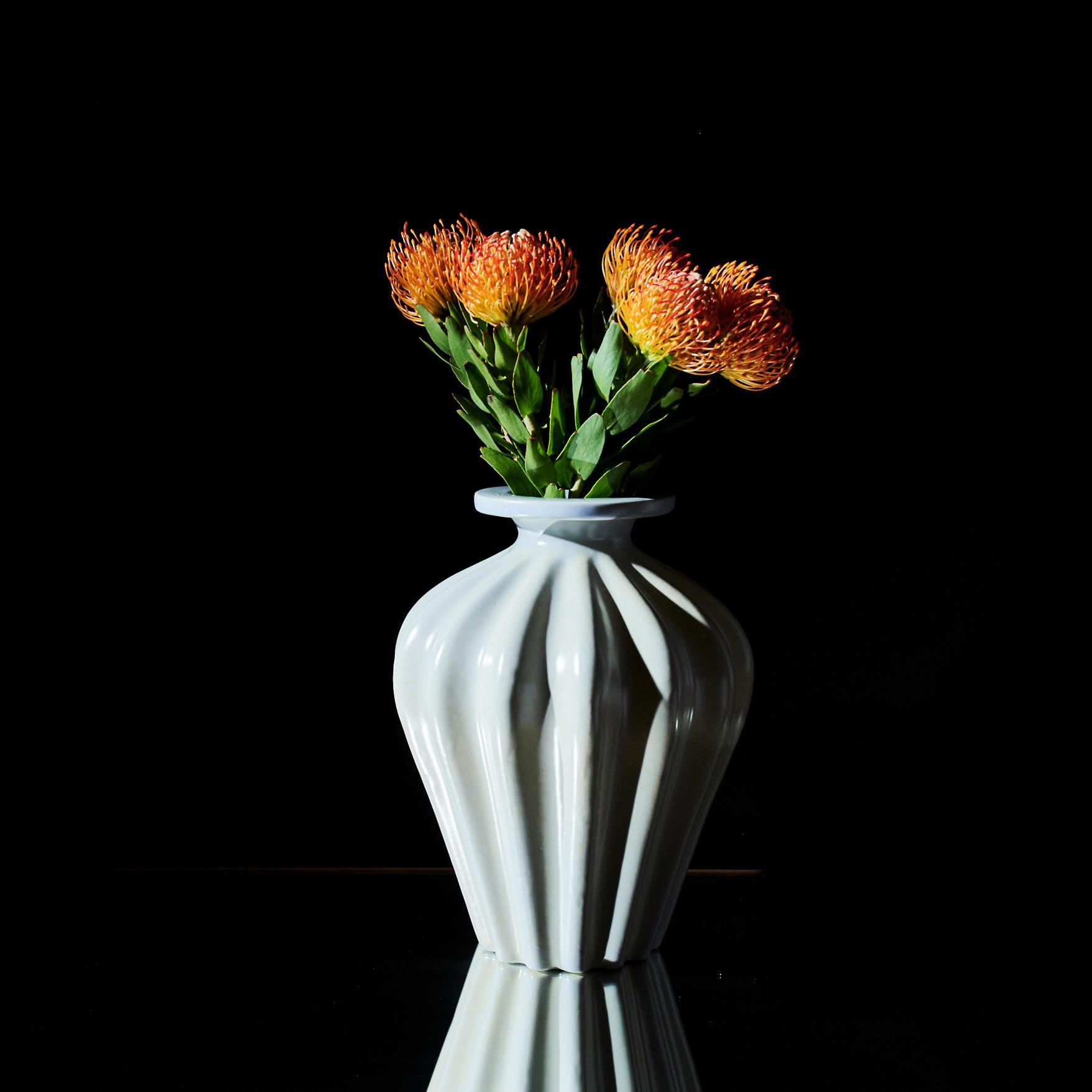 Floor Vase in Ceramic by Ewald Dahlskog In Good Condition For Sale In Berlin, BE