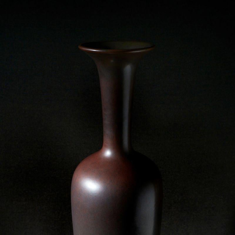 Floor Vase in Ceramic by Gunnar Nylund In Excellent Condition For Sale In Berlin, BE