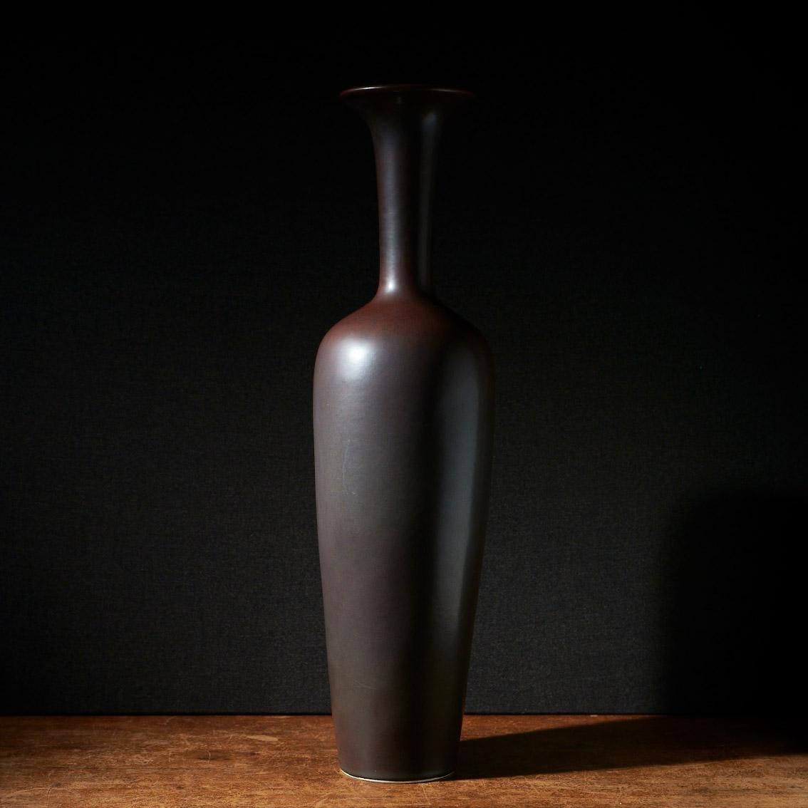 Mid-20th Century Floor Vase in Ceramic by Gunnar Nylund For Sale