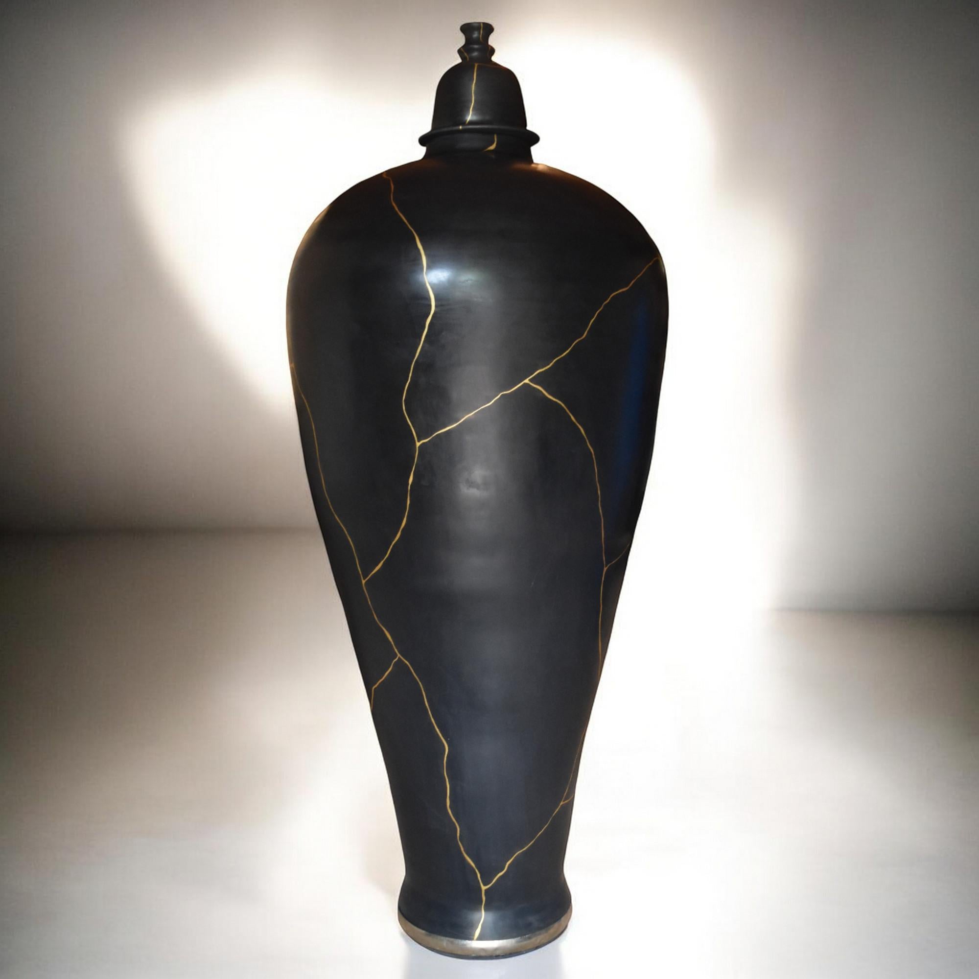 Giapponismo Vaso da pavimento kintsugi 