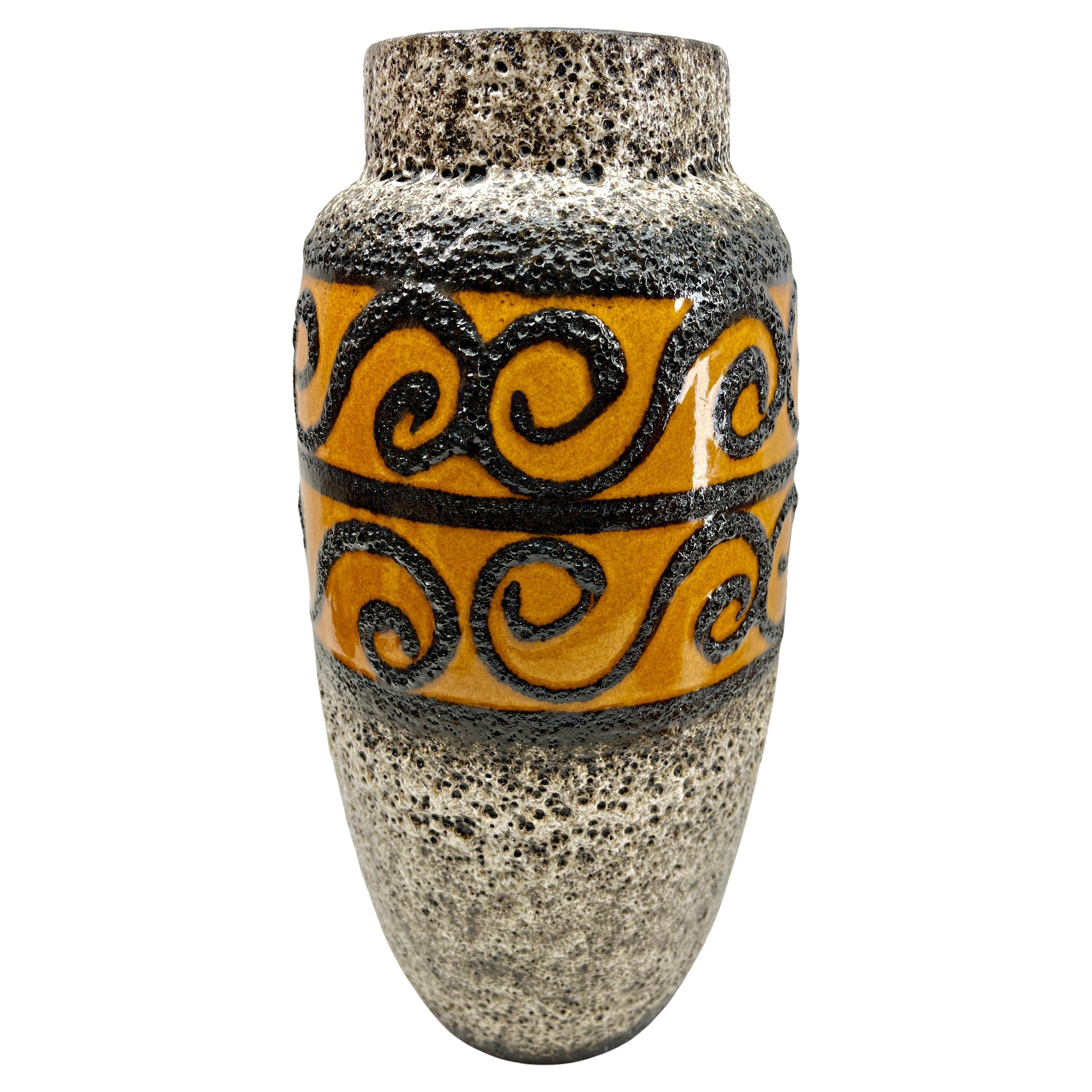 Vaso da terra 'Scheurich, Model 553-38' W-Germania, anni '60