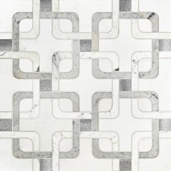 Floor Waterjet Cut Marble Tiles Available in Different Marbles Combination