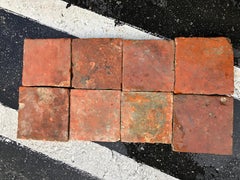 Flooring French Antique Terracotta 18th Century from France