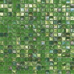 Tile de sol en mosaïque de verre avec feuille d'or personnalisable pour l'intérieur et l'extérieur