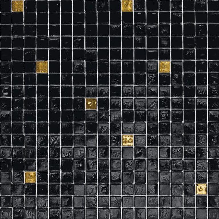Flooring Glass Mosaic Tile with Gold Leaf Customizable for Indoor and Outdoor In New Condition For Sale In London, GB