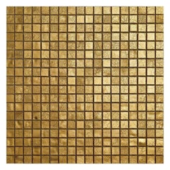 Tile de sol en mosaïque de verre avec feuille d'or personnalisable pour l'intérieur et l'extérieur