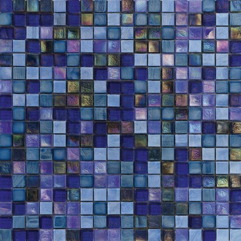Vetro Pavimenti Piastrelle di vetro a mosaico Miscela personalizzabile per uso interno ed esterno in vendita