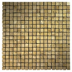Bodenbelag Spitzenqualität  Gold-Travertin-Marmor Mosaik poliert oder geschliffen