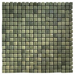 Pavimentazione Mosaico di Marmo Verde Luna di alta qualità con finitura lucida o levigata