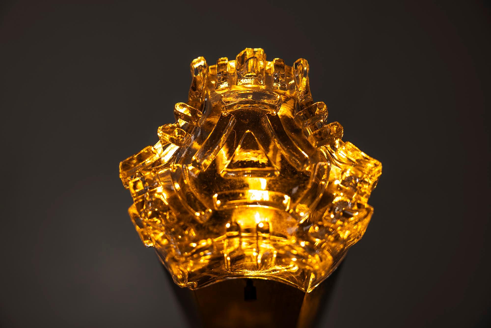 Lampada da terra di Gaetano Sciolari in alluminio spazzolato, Italia anni '70 in vendita 8