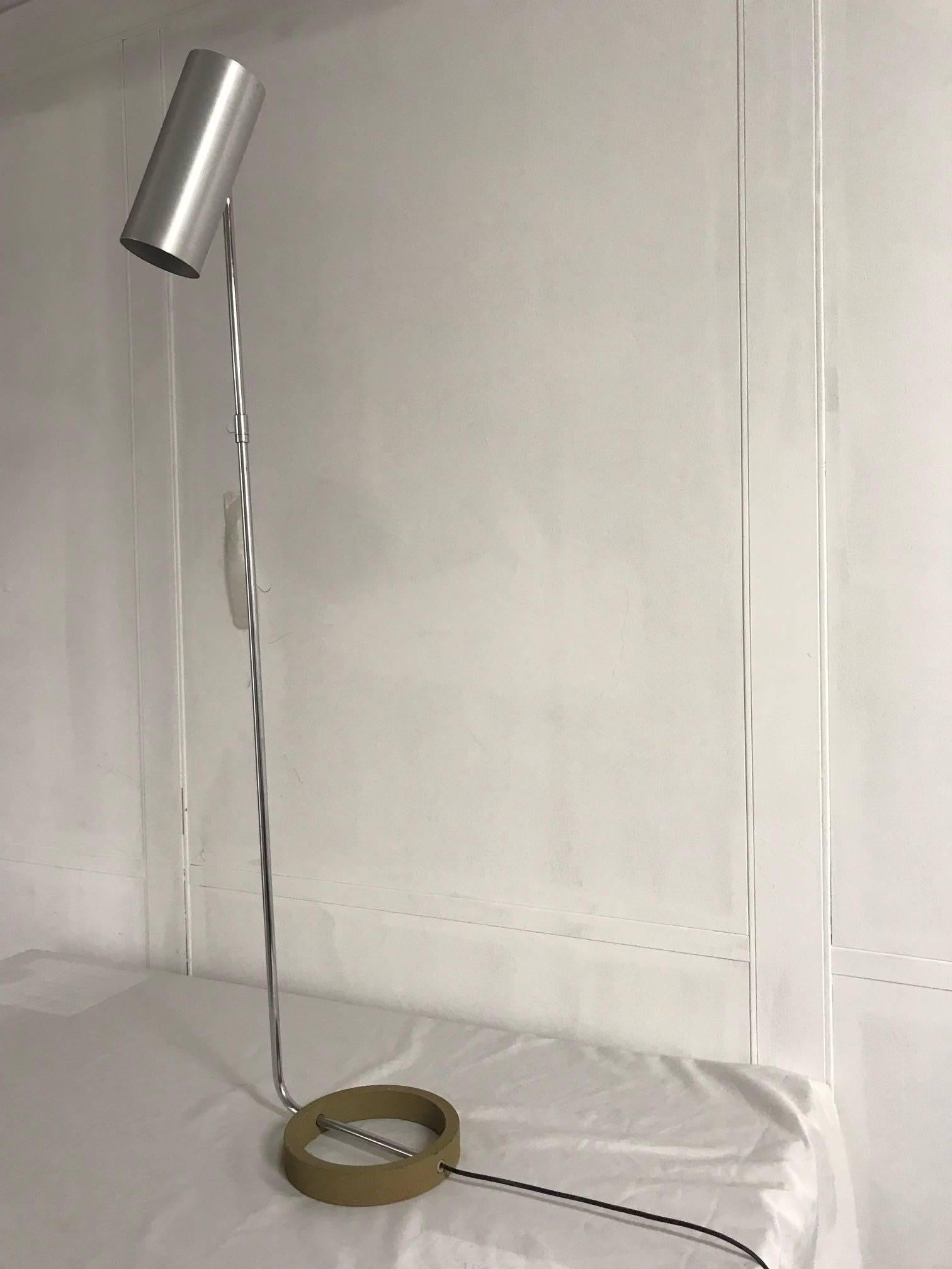 Aluminum Floor Lamp by Rosemarie & Rico Baltensweiler