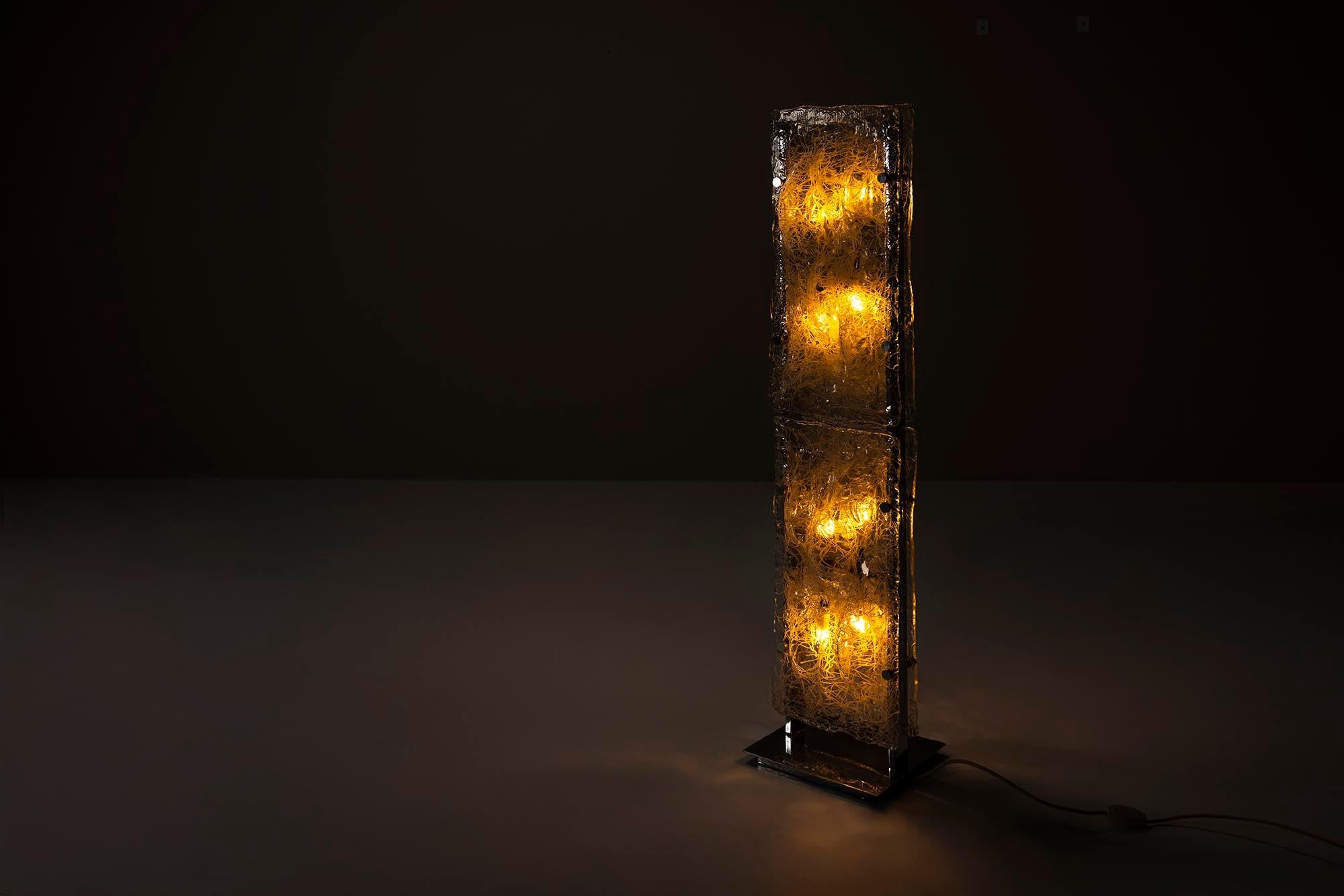 Floorlamp by Tony Zuccheri for Mazzega, Italy 1970s In Good Condition For Sale In Hellouw, NL