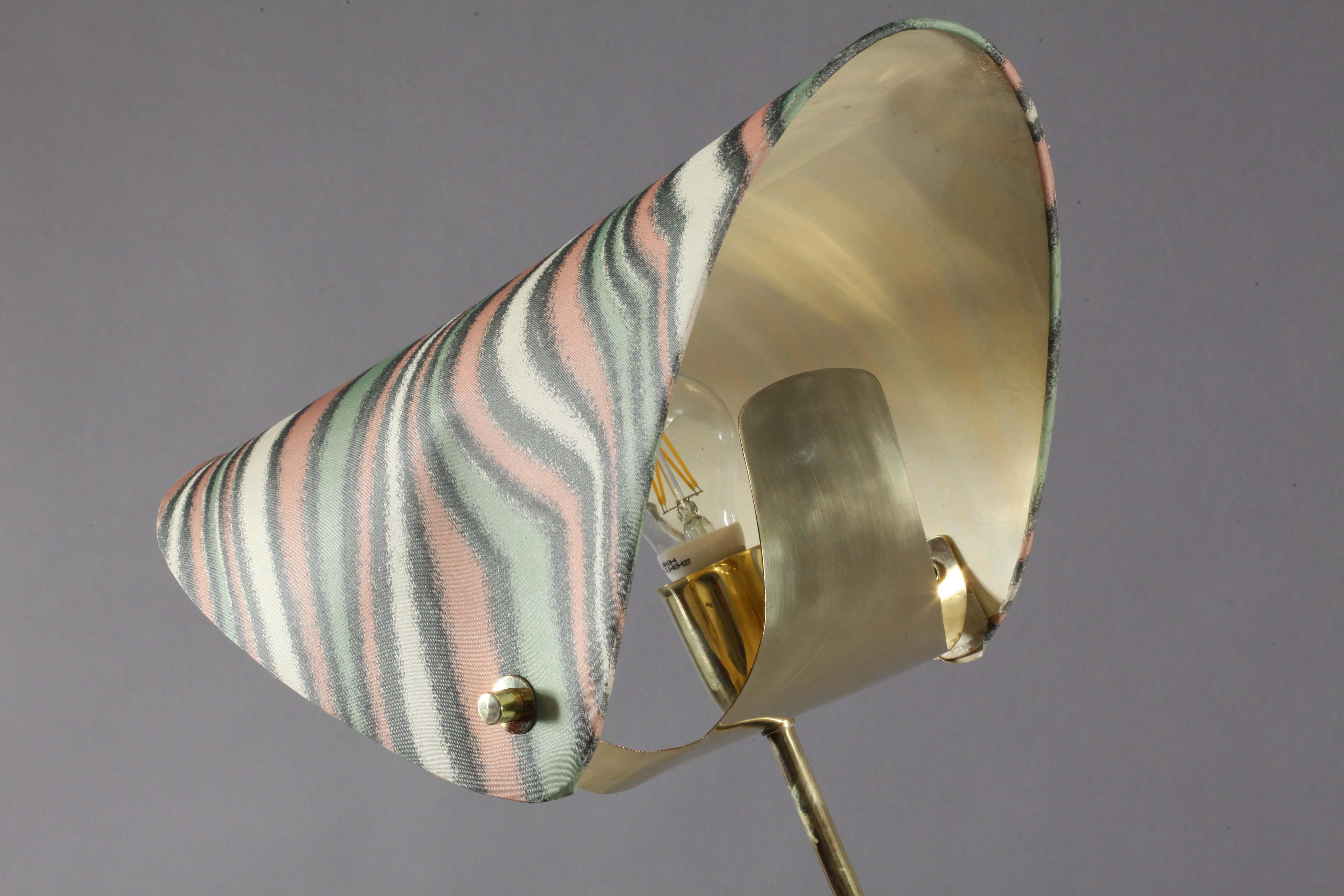 Austrian Floorlamp Designed Rupert Nikoll Vienna, 1950