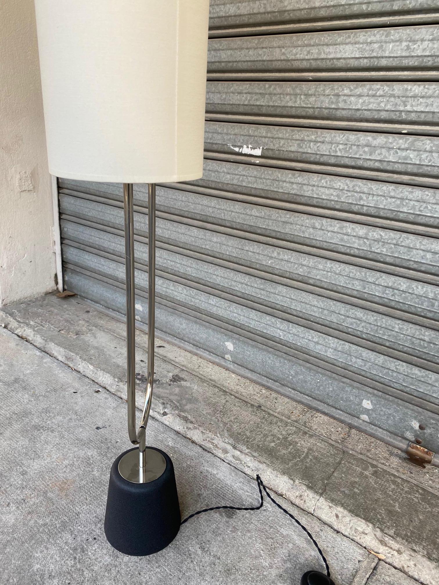 Metal Floorlamp, France, 1960s For Sale