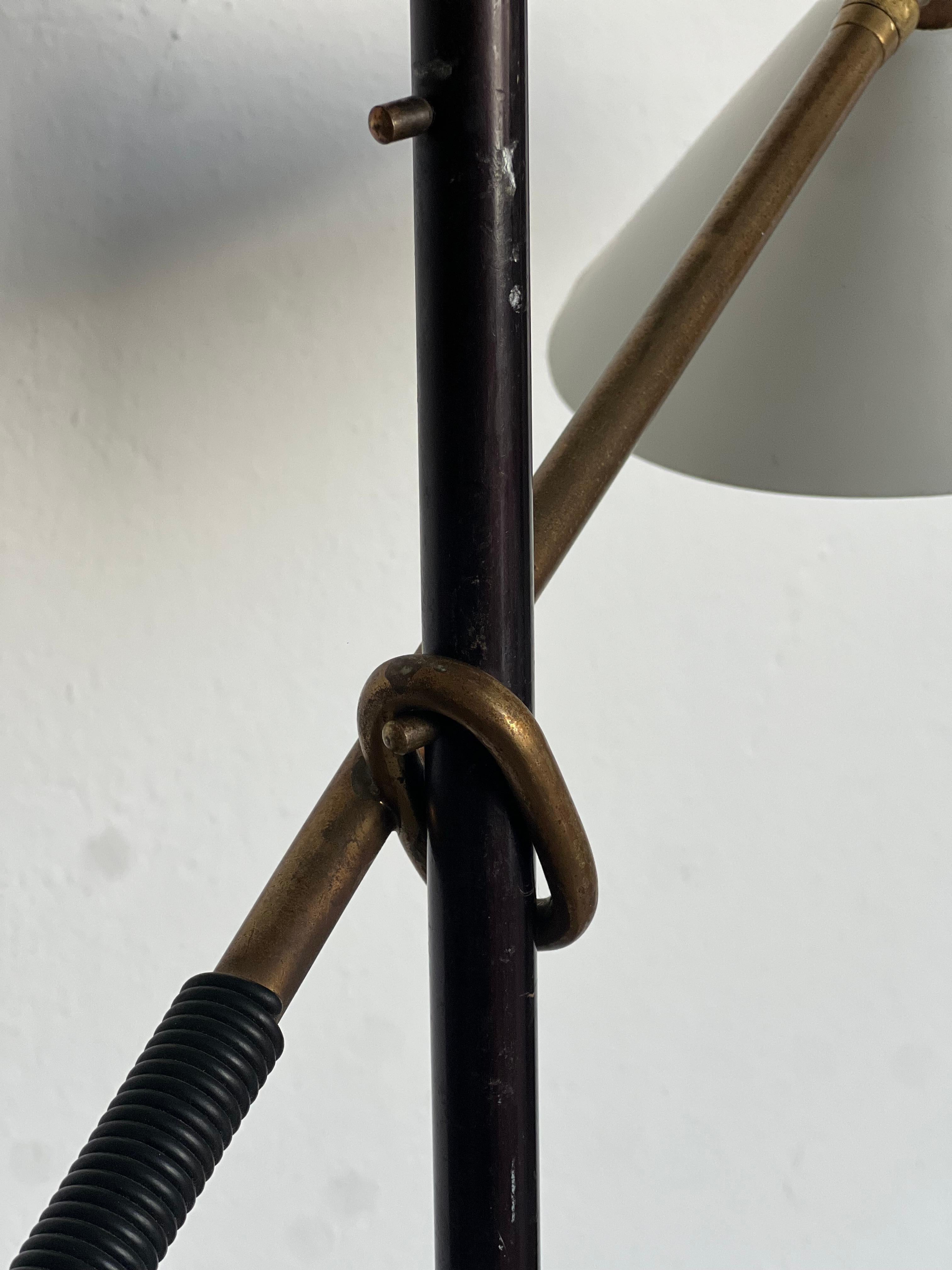 Aluminium Lampadaire Pelikan - Design/One Kalmar, fabriqué par Kalmar, Vienne, années 1950 en vente