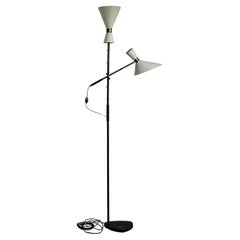 Floorlamp Pelikan – Design by J.T. Kalmar, Manufactured by Kalmar, Vienna, 1950s