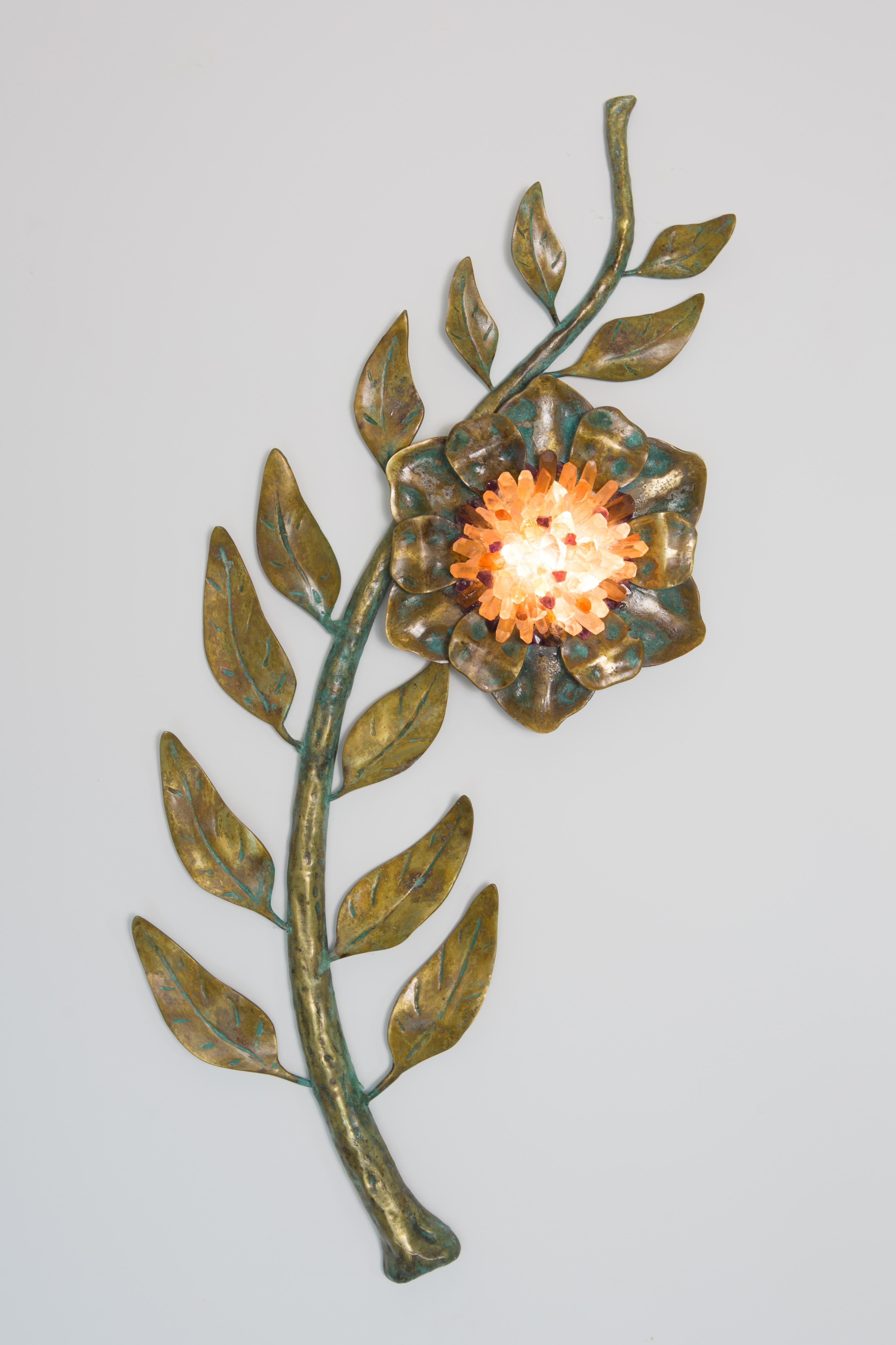 Organic Modern Flor de Tango Wall Lamp by Demian Quincke For Sale
