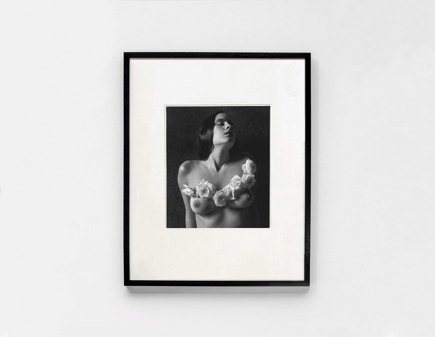 Signed
Silver gelatin print

Available in two sizes:
11 x 14 inches
16 x 20 inches

Also available as an editioned archival pigment print in two larger sizes and a platinum print, please enquire for details.

Flor Garduño (born 1957) is one of
