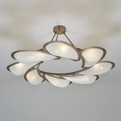 Plafoniera Flor N.9 di Gaspare Asaro. Finitura bronzo