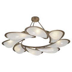 Flor N.9 Ceiling Light by Gaspare Asaro. Bronze Finish