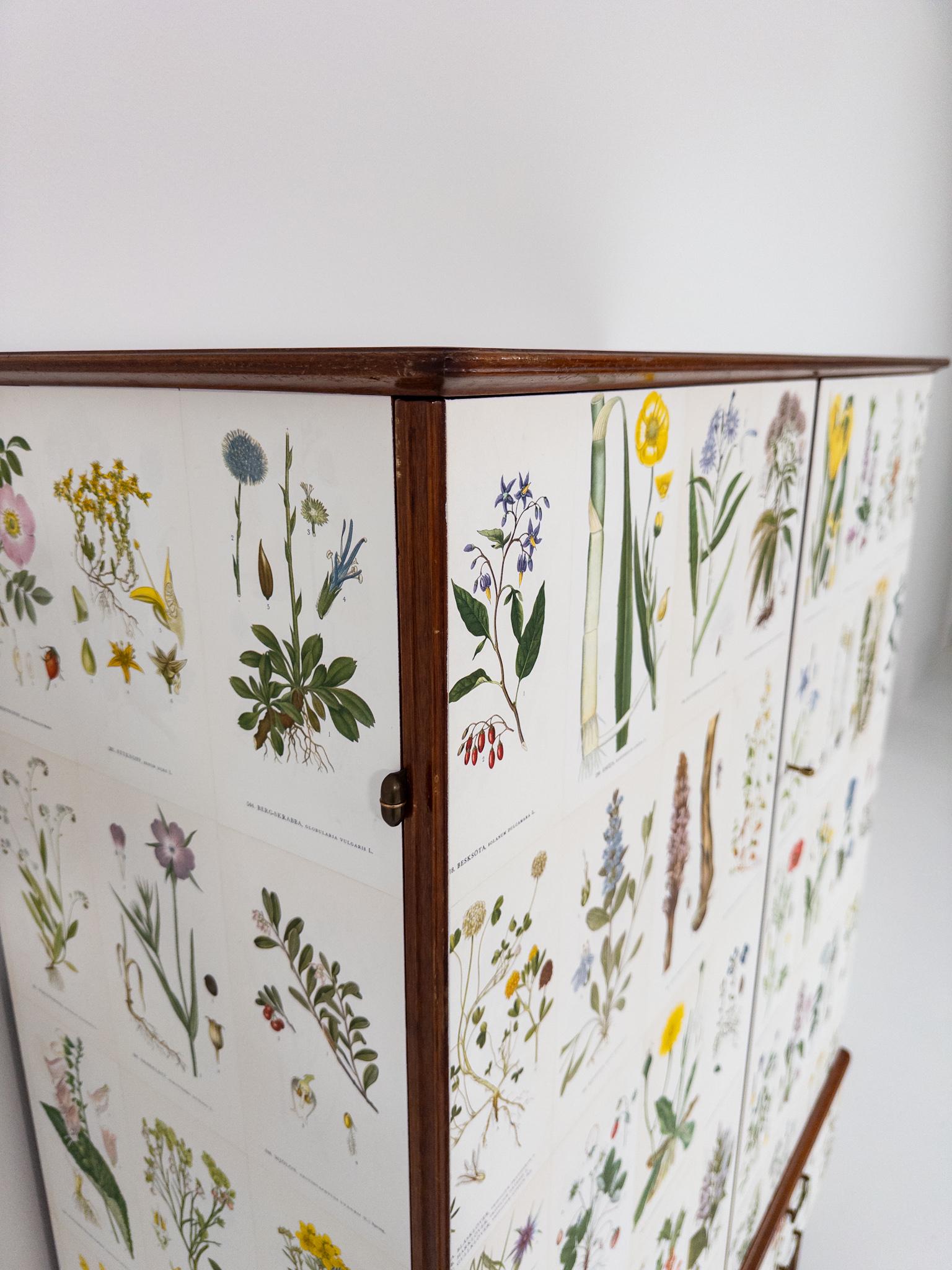 Mobile Flora - Carlsson & Reicke, Stoccolma, anni '50 In condizioni buone in vendita a Staffanstorp, SE