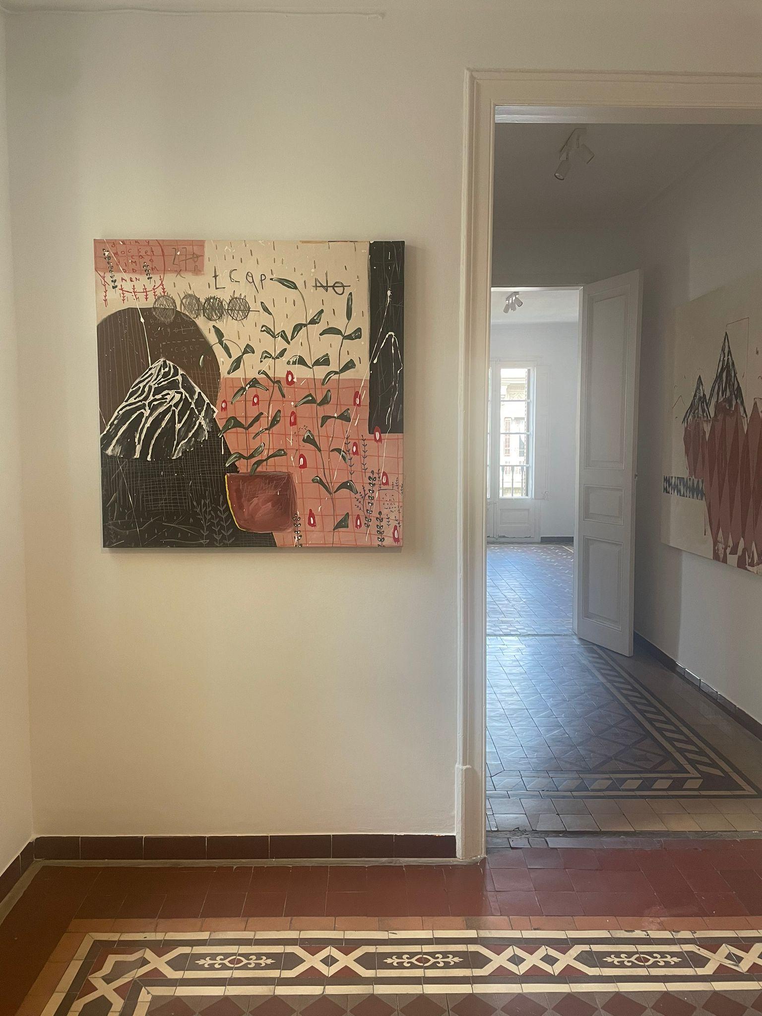 Peinture contemporaine de l'artiste argentin Flora Castiglia Care 2023 3