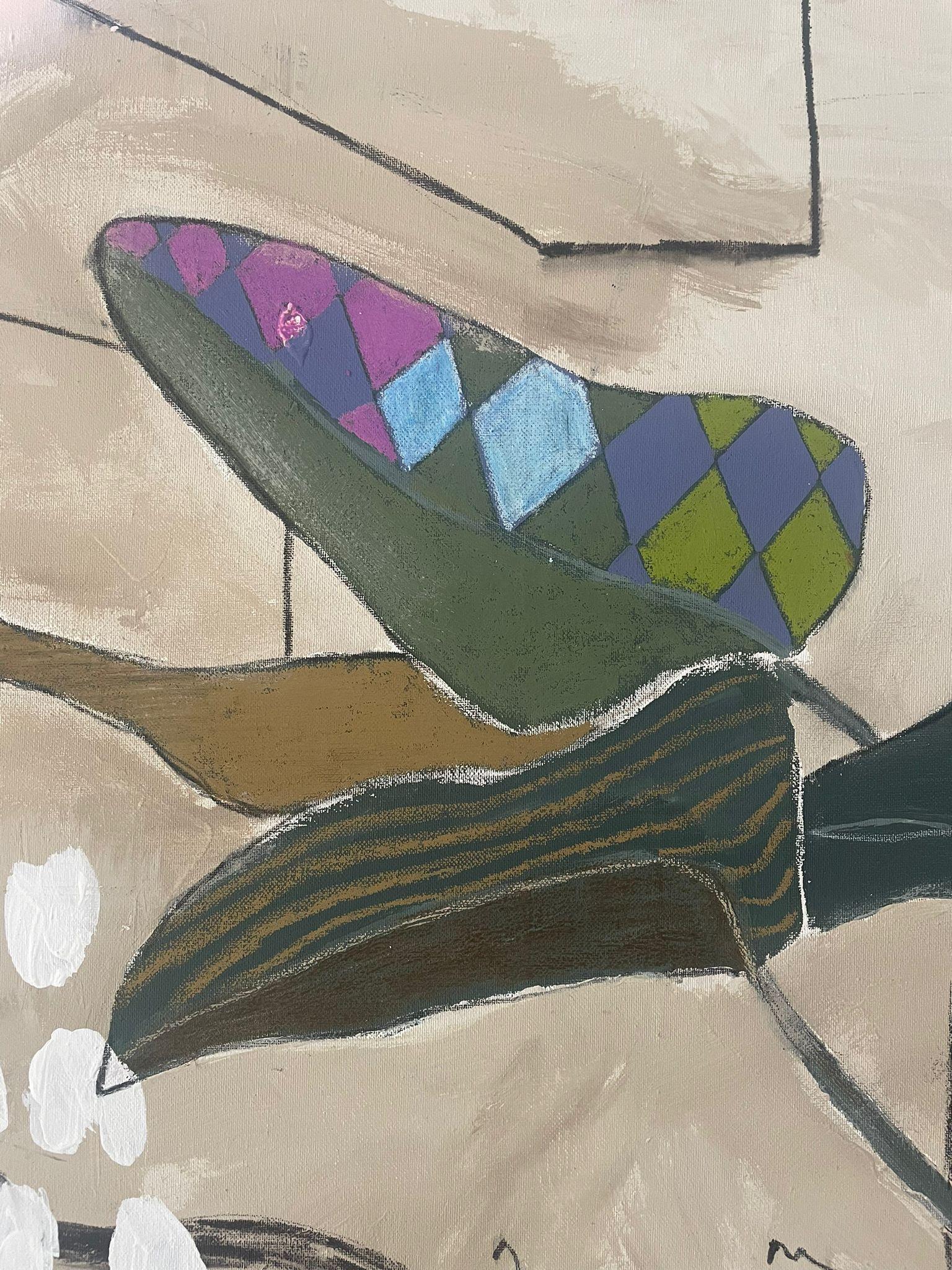 Pintura CONTEMPORÁNEA de la artista argentina Flora Castiglia, Noom 2023 1