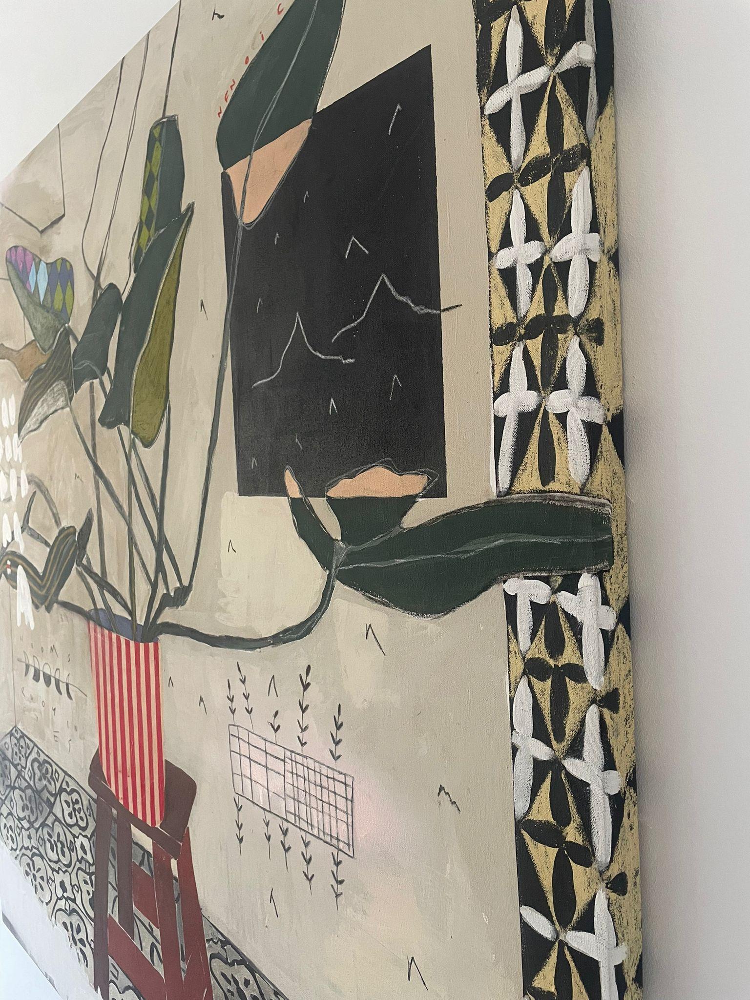 Pintura CONTEMPORÁNEA de la artista argentina Flora Castiglia, Noom 2023 3