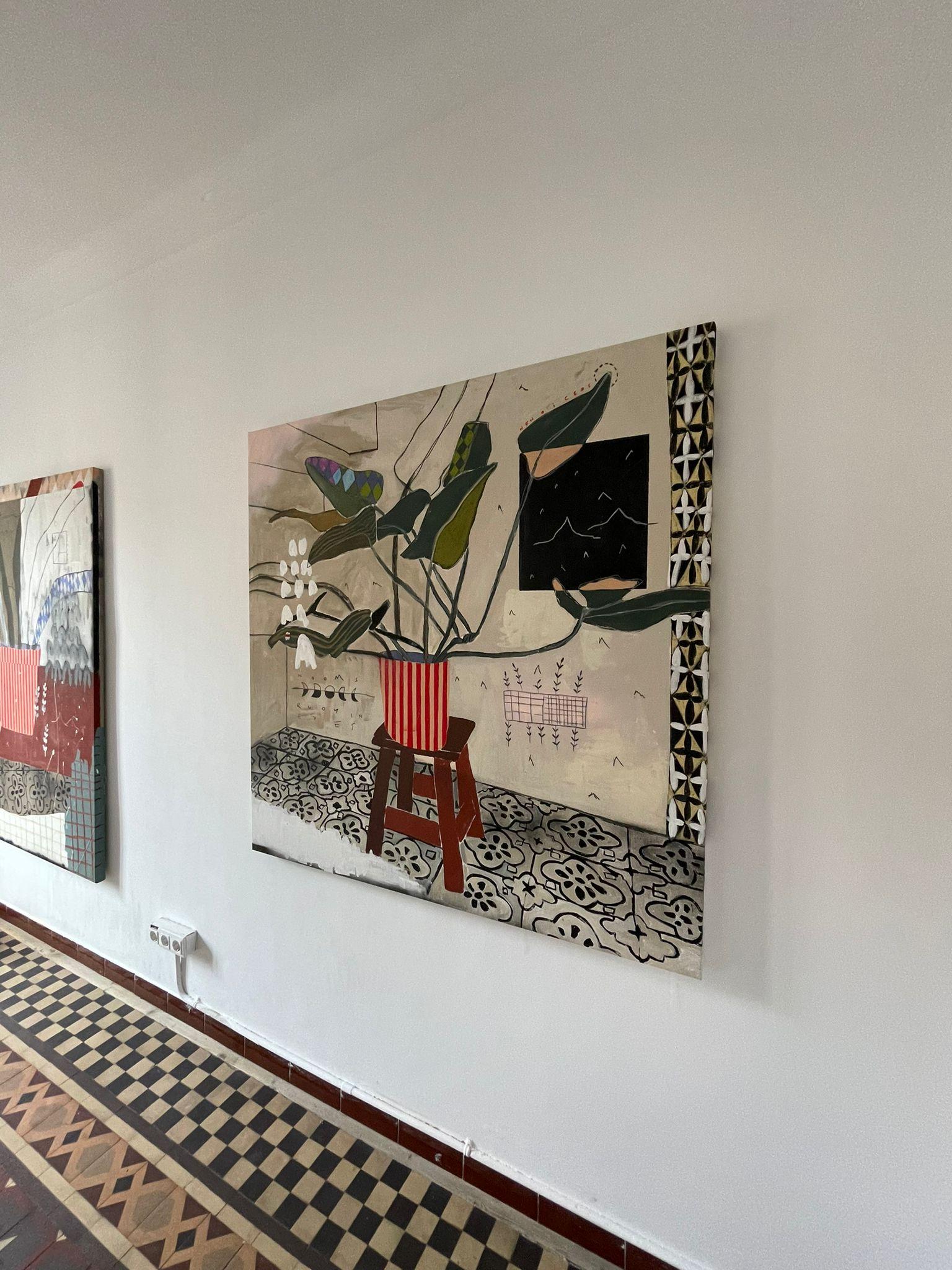 Pintura CONTEMPORÁNEA de la artista argentina Flora Castiglia, Noom 2023 4