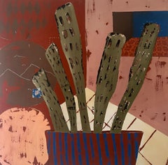 Pintura CONTEMPORÁNEA Flores Plantas Naturaleza Artista Argentina Flora Castiglia