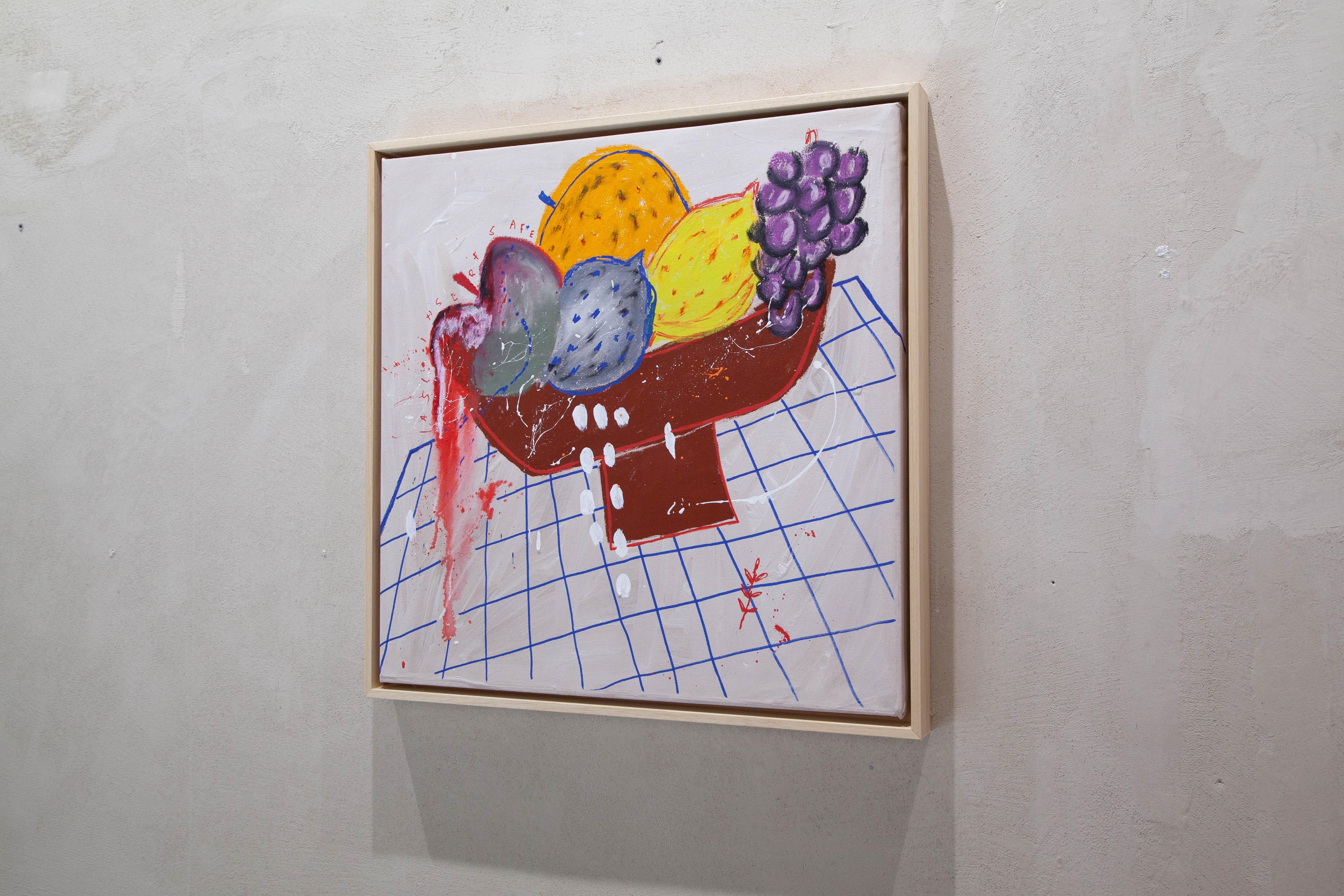 NEW CONTEMPORARY Figurative Abstract Flowers Plant Food Fruits Flora Castiglia en vente 2