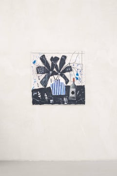 NEW CONTEMPORARY Figurative Abstract Flowers Plant Food Wine Flora Castiglia