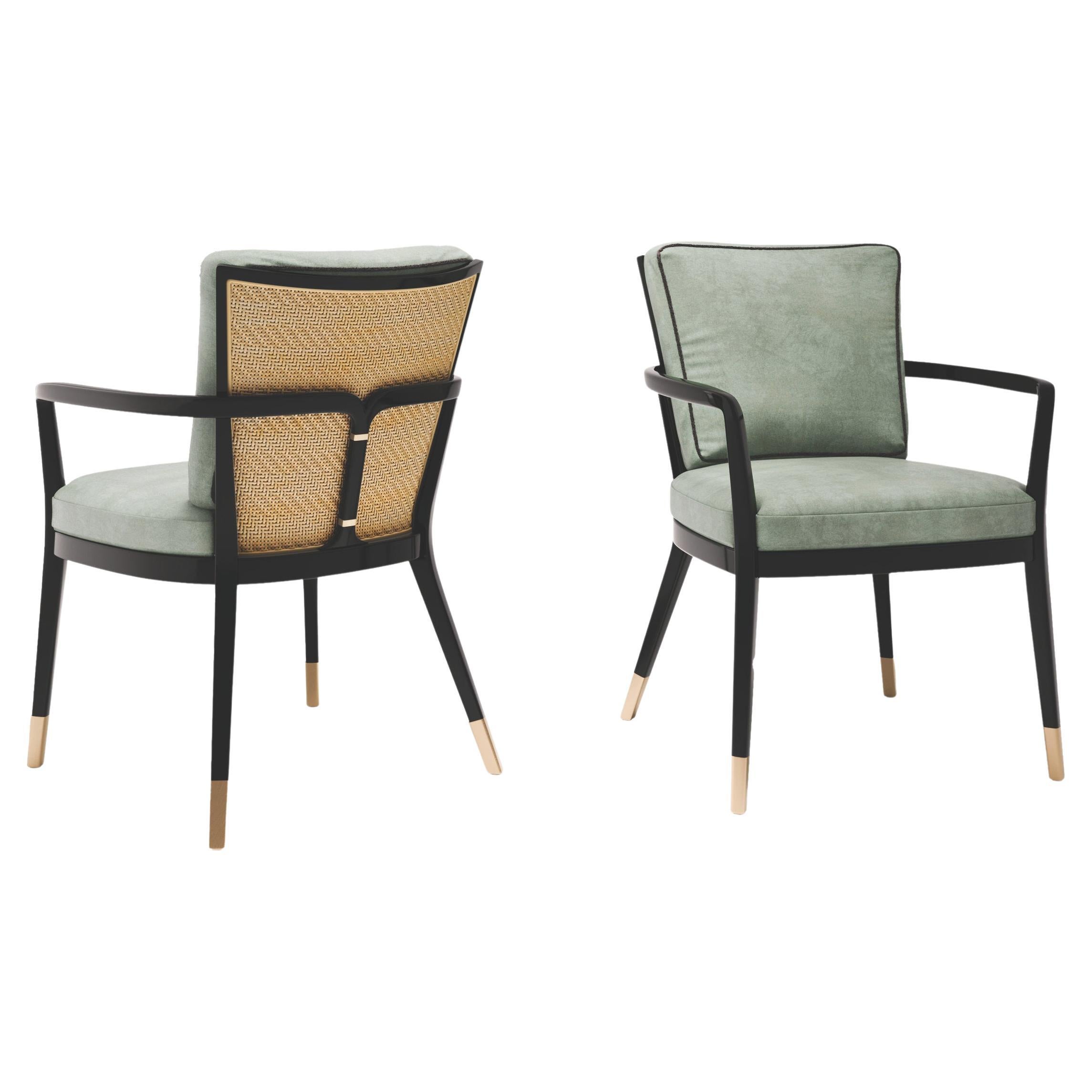 Pre-owned Medea Flora Chair In Brown