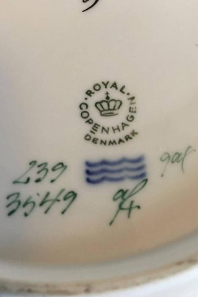 Danish Flora Danica Animal Dinner Plate #239/3549 For Sale