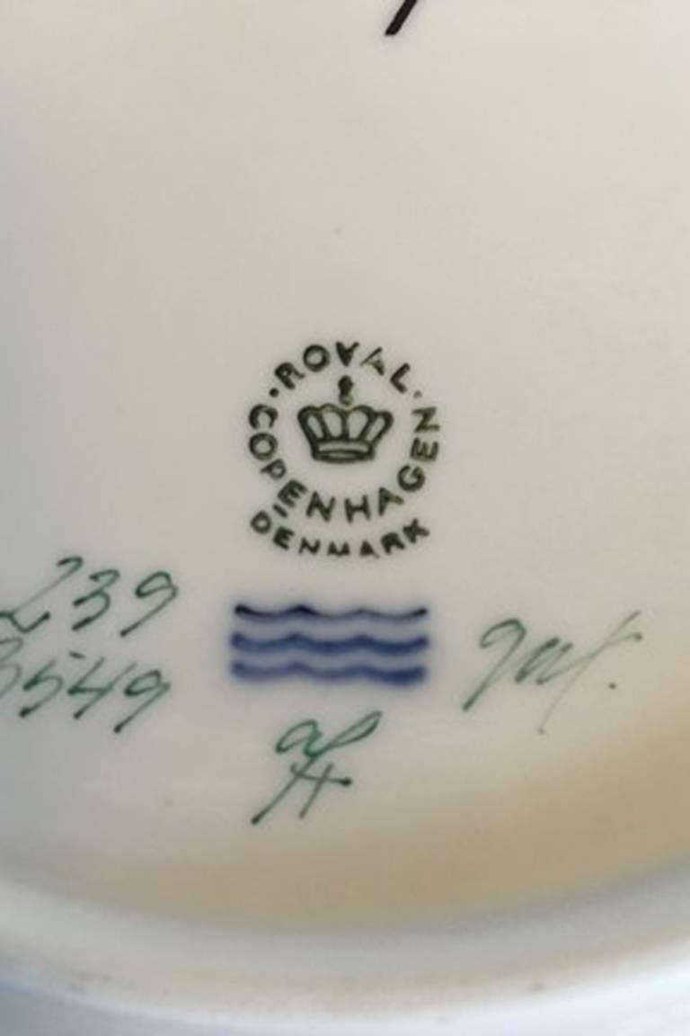 Danish Flora Danica Animal Dinner Plate #239/3549 For Sale