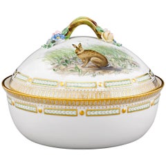Flora Danica Game Series Covered Vegetable Dish