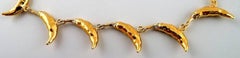 Flora Danica Jewelry of Silver Comprising of a Necklace and a Bracelet
