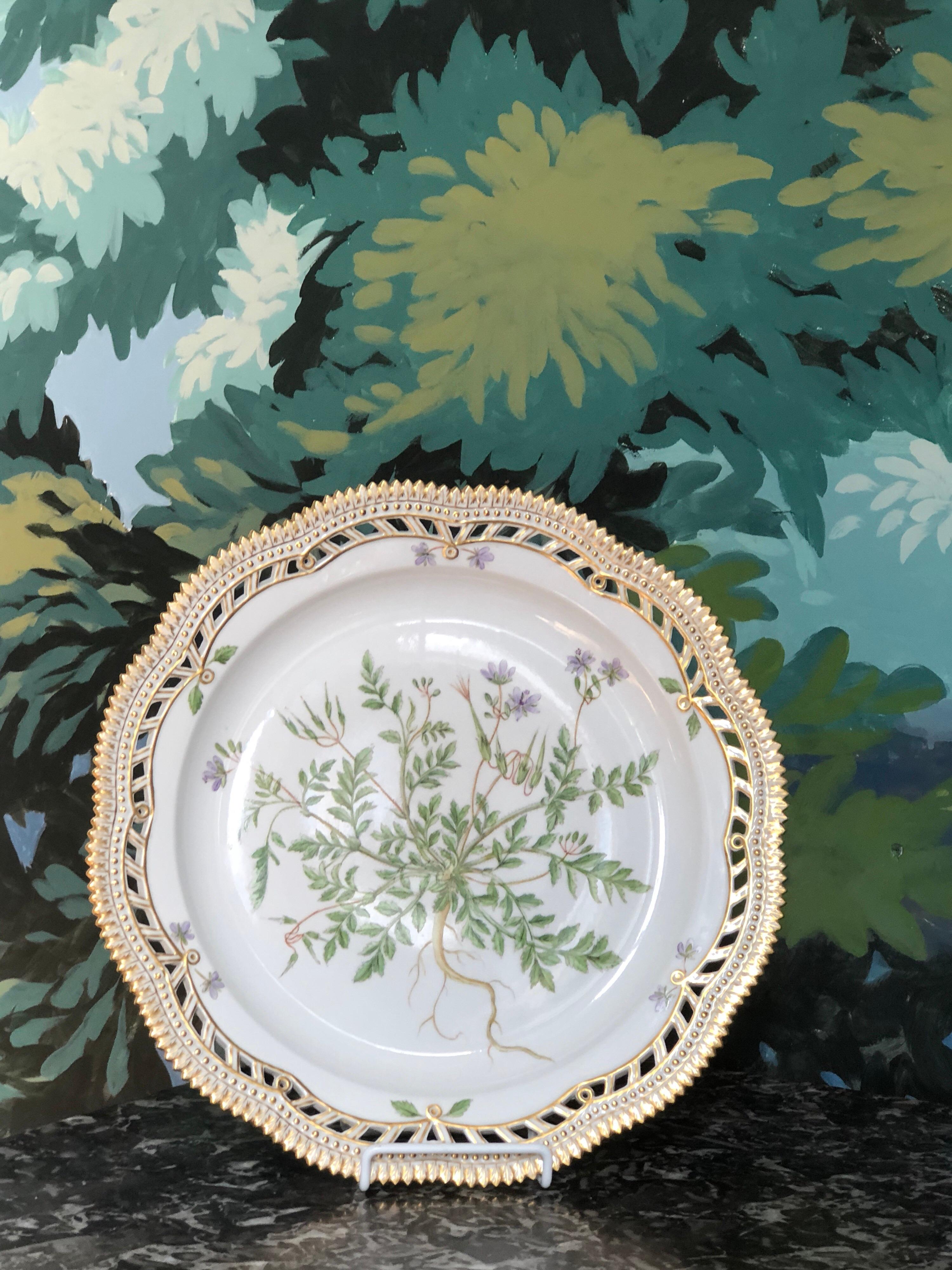 Porcelain  Flora Danica Platter