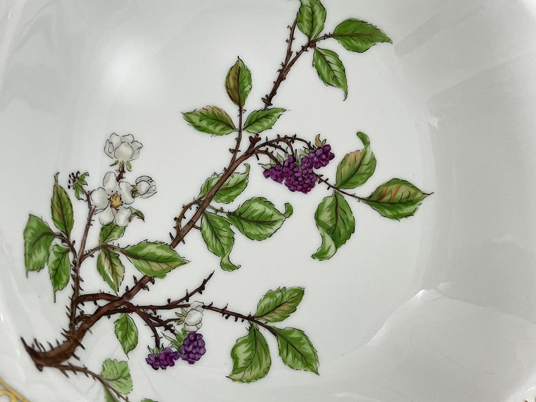 Flora Danica Porzellanschale von Bing & Grøndahl, Dänemark 1931 im Zustand „Gut“ im Angebot in Delft, NL