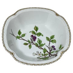Cuenco de porcelana Flora Danica de Bing & Grøndahl, Dinamarca 1931