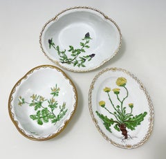 Flora Danica porcelain bowls by Bing & Grøndahl, Denmark 1926-1930