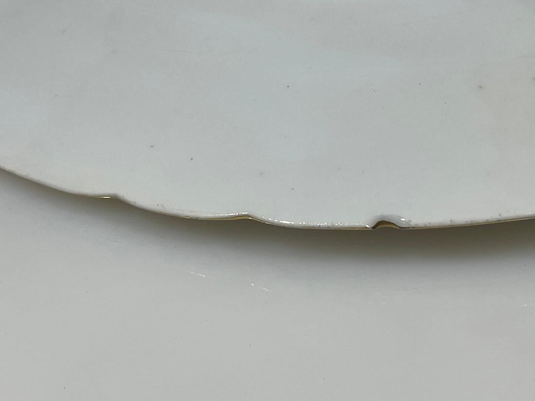 Flora Danica porcelain dinner plates by Bing & Grøndahl, Denmark 1927-1933 6