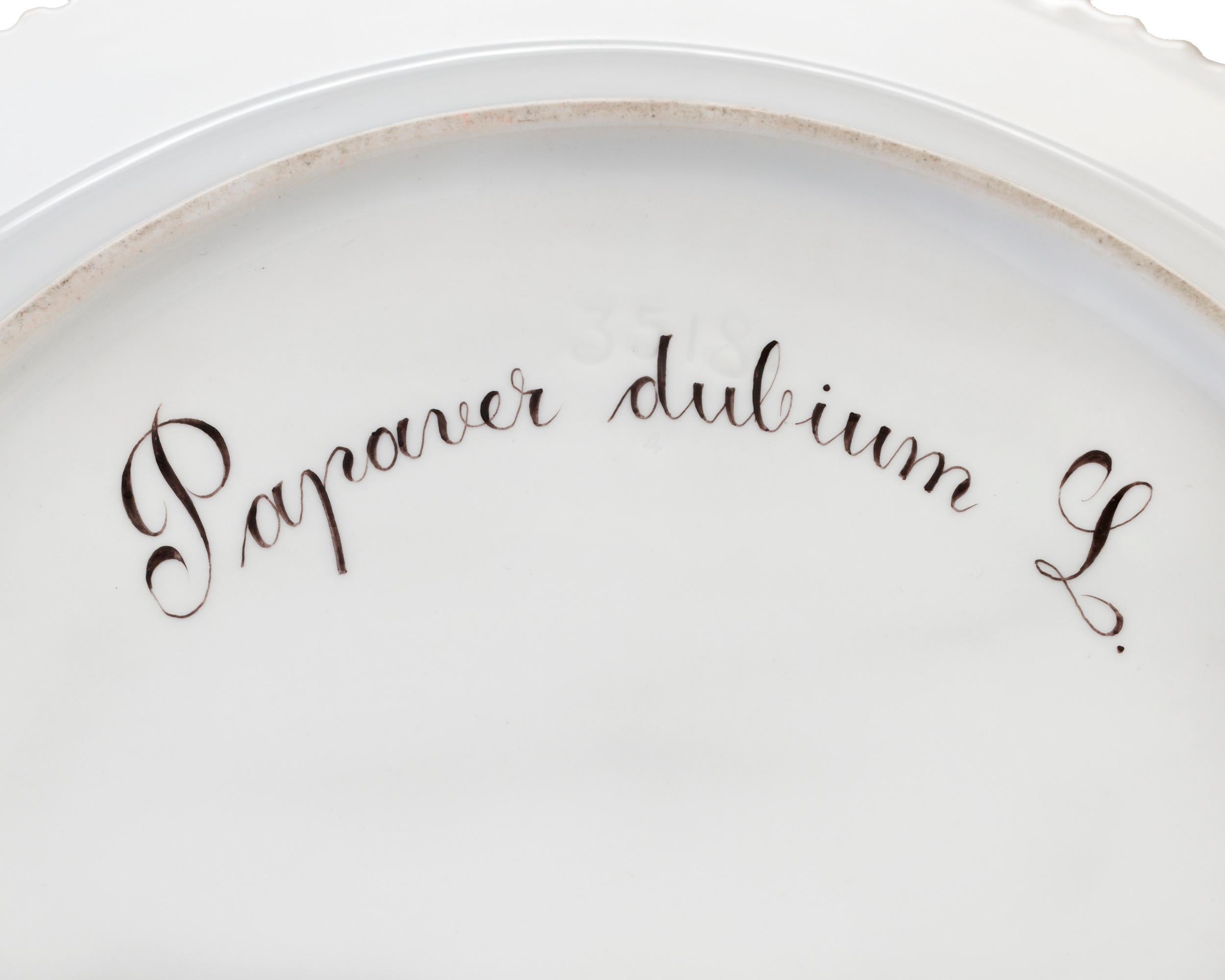 Hand-Painted Flora Danica Porcelain Dinner Service, 141 Pieces