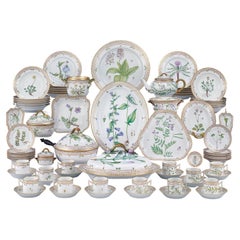 Used Flora Danica Porcelain Dinner Service, 75 Pieces