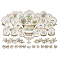 Flora Danica Porcelain Dinner Service by Royal Copenhagen, 107 Pieces