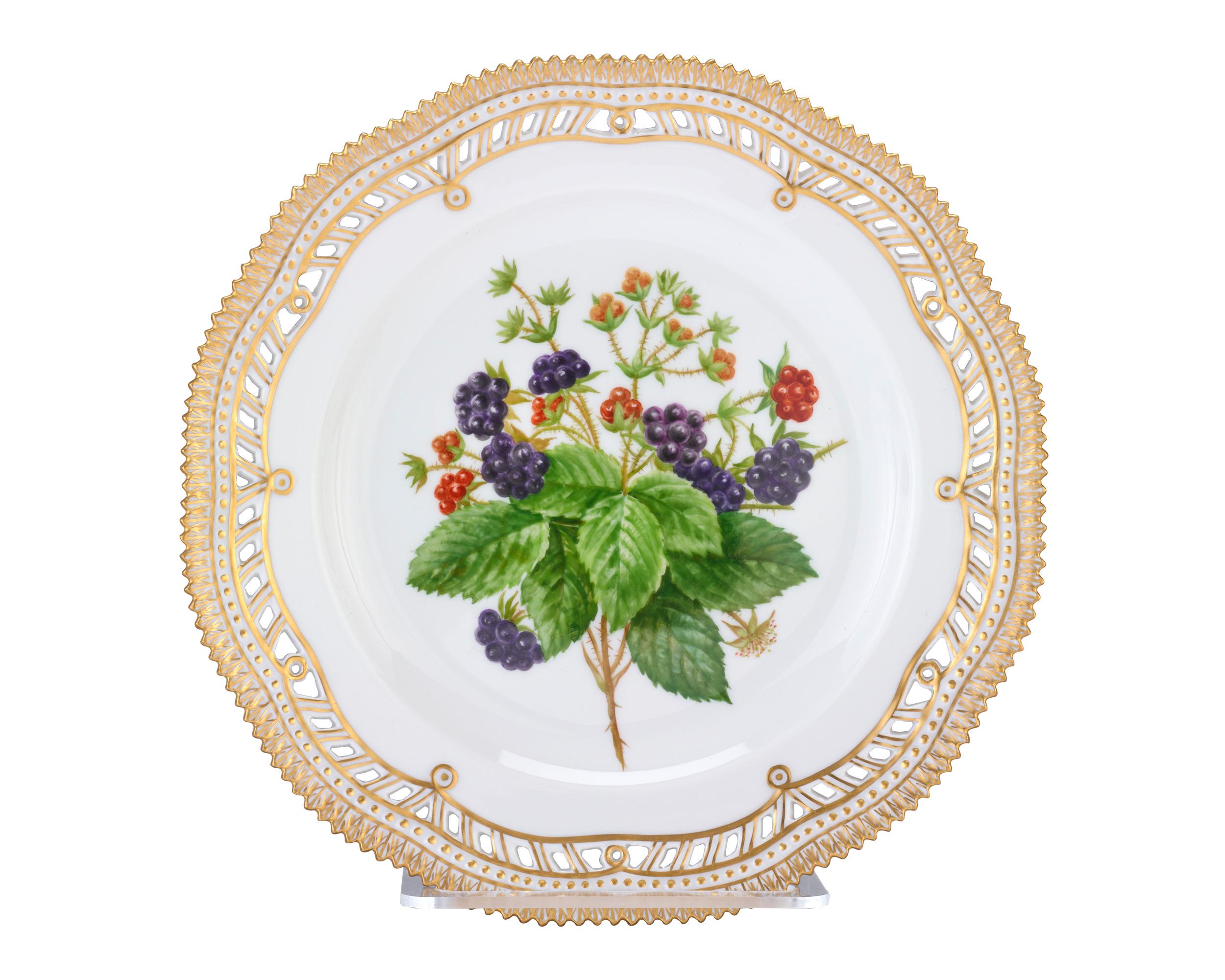 Other Flora Danica Porcelain Fruit Plates by Royal Copenhagen