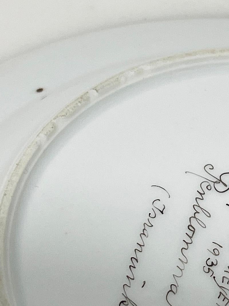 Assiettes à salade en porcelaine Flora Danica par Bing & Grøndahl, Danemark 1928 en vente 9